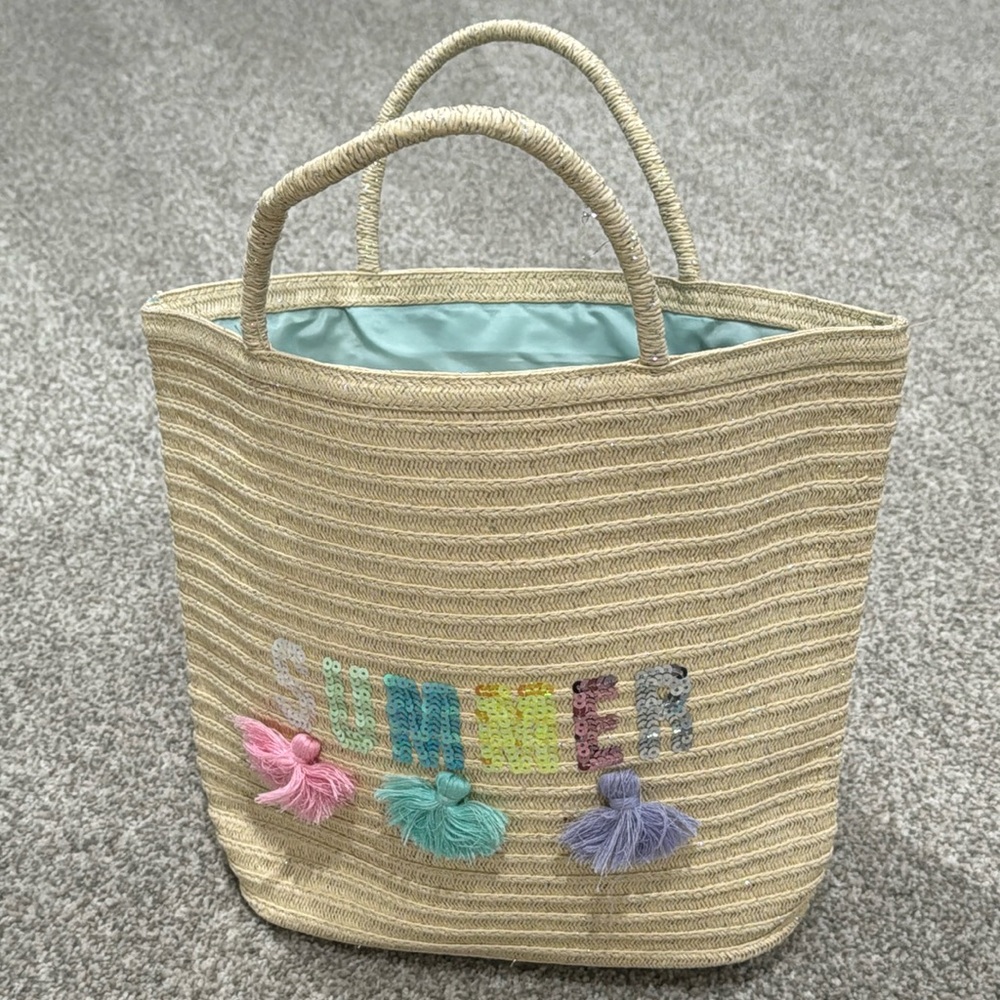 H&M kids Straw bag .